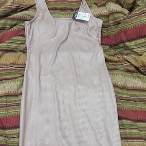 Elegant Women's Sleepwear Slip Dress - Cream